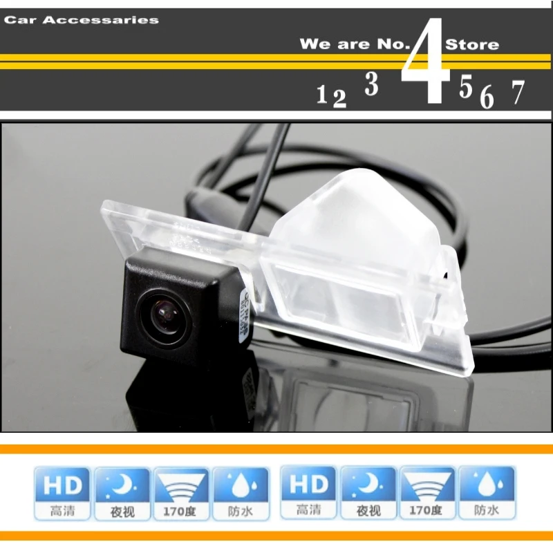 Car Camera For Fiat New 500 500C 500S Abarth 2007~2015 High Quality Rear View Back Up Camera For PAL : NTSC | CCD with RCA6