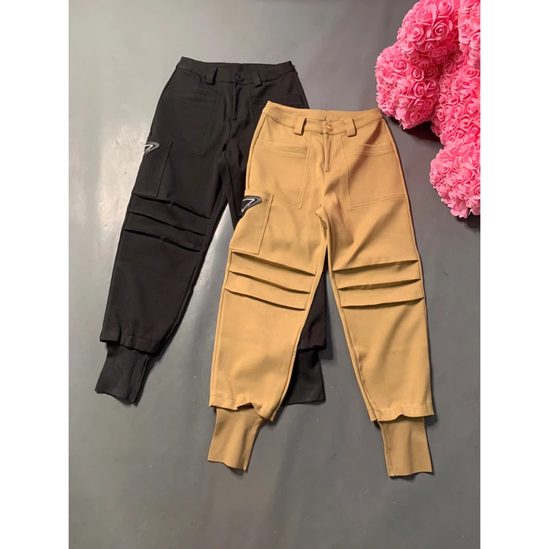 

Luxury 11.10 End Custom Fashion New Badge Safari Women Vintage Temperament High Waist Lantern Casual Pants