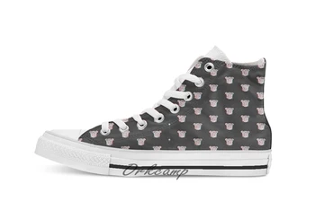 

Spirit Bear 3D Custom Casual High Top lace-up Canvas shoes sneakers Drop shipping