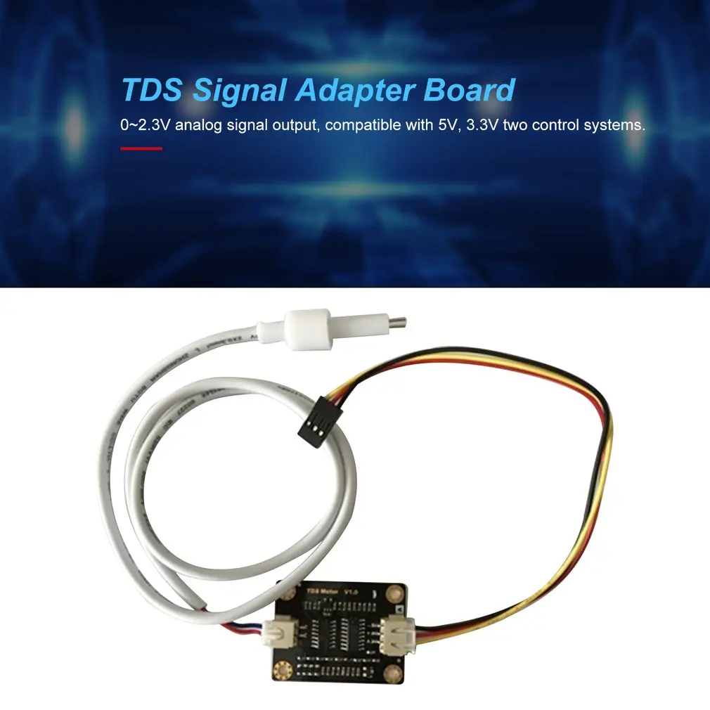 Аналоговый TDS датчик проводимости Воды Датчик для Arduino жидкостного обнаружения качества воды модуль мониторинга TDS онлайн монитор