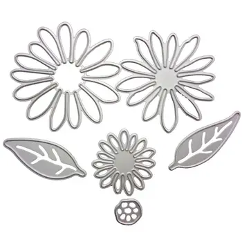 

Daisy-Pattern Cutter Dies Creative Hollow Background Cutting Paper Template Carbon Steel Scrapingbook DIY Tools