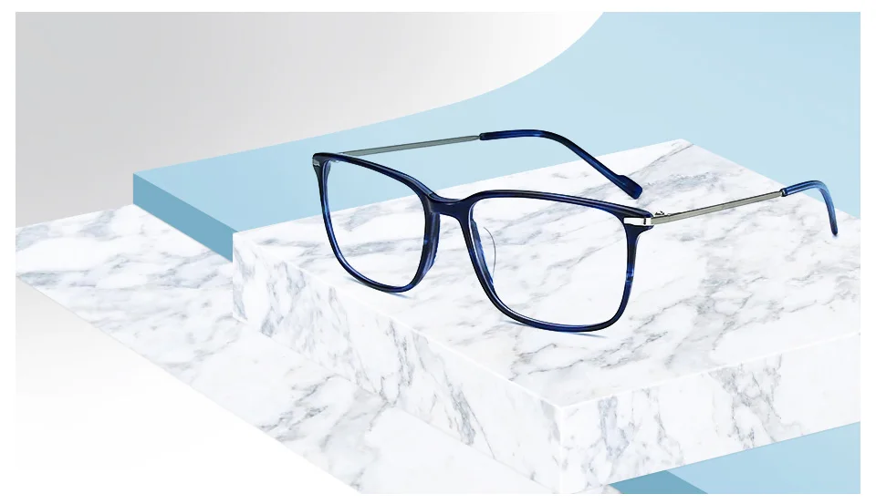 BLUEMOKY Square Glasses Frame Men Optical Myopia Glasses Frame Fashion Eyeglasses Transparent Clear Lens Glasses Eyewear