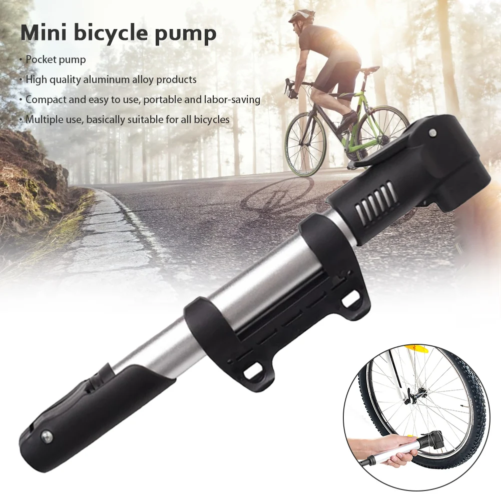 

Portable Bicycle Pump Mini Hand Pump Cycling Air Pump Ball Toy Tire Inflator Schrader Presta Valve MTB Mountain Bike Pump