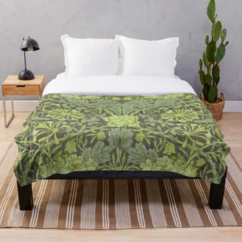 

William Morris Honeysuckle and tulip 6 Throw Blanket Soft Sherpa Blanket Bed Sheet Single Knee Blanket Office Nap Blanket