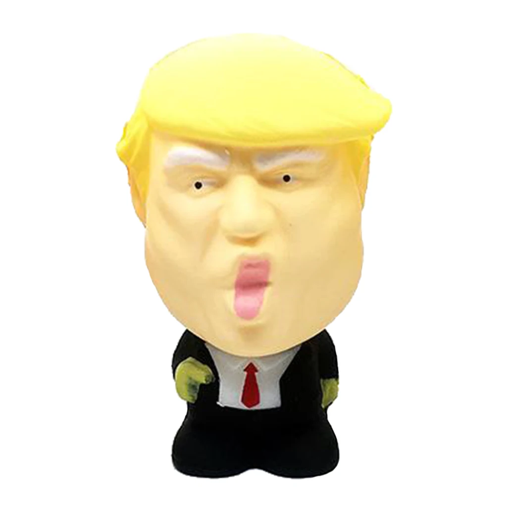 1pc Donald Trump Stress Squeezing Ball Jumbo Squishy Toy  Stress Relief Toys For Children Fun Joke Props Gift