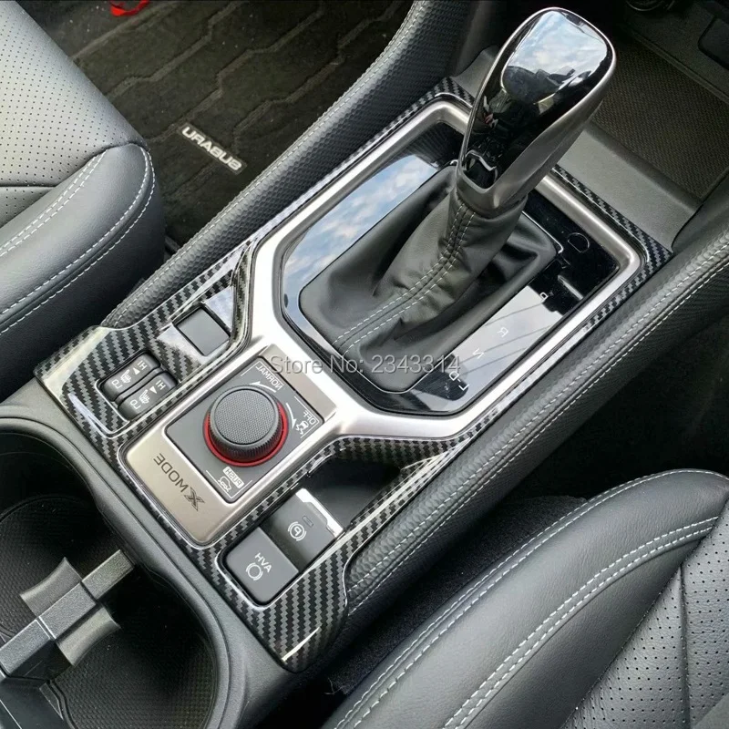 

For Subaru Forester 2019 ABS Carbon Fiber Internal Gear Transmission Cover Cover Trim For Right Cab Position Car Accessories