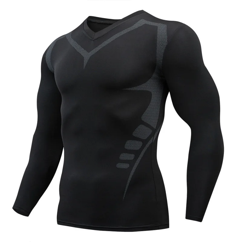 Men's Tshirt Men Running Sport T Shirt Men Compression Fitness Tops