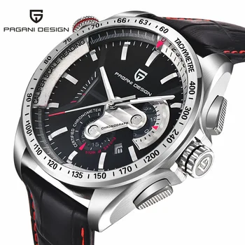 

PAGANI DESIGN Brand Men Sports Multifunction Quartz Watch Fashion Calendar Chronograph Military Luminous Wristwatch Relogio