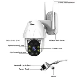 Беспроводная купольная Поворотная камера Wifi ip-камера 1080P скоростной купол автоматическое отслеживание наклона панорамирования 4.0X