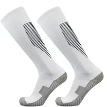 Нескользящие дышащие мужские хлопковые и латексные носки для бега, футбольные носки, высококачественные носки для велосипедистов унисекс, европейские размеры 39-45, Meias