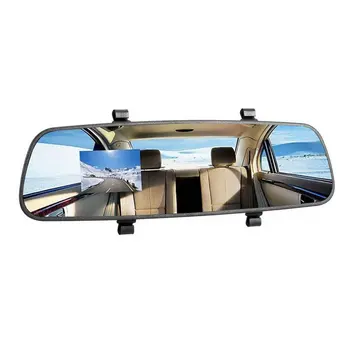 

Car HD 1080P Ultra Slim HD 2.7'' LCD Video Recorder G-sensor Dash Cam Rearview Vehicle Mirror Camera DVR