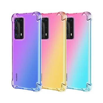 

Gradient Color TPU Cover Phone Case For Huawei P30 P40 Lite Nova 5T Honor 10i 10 20 Lite Pro i 20S 8A Y6 Y7 P Smart Z 2019 Coque