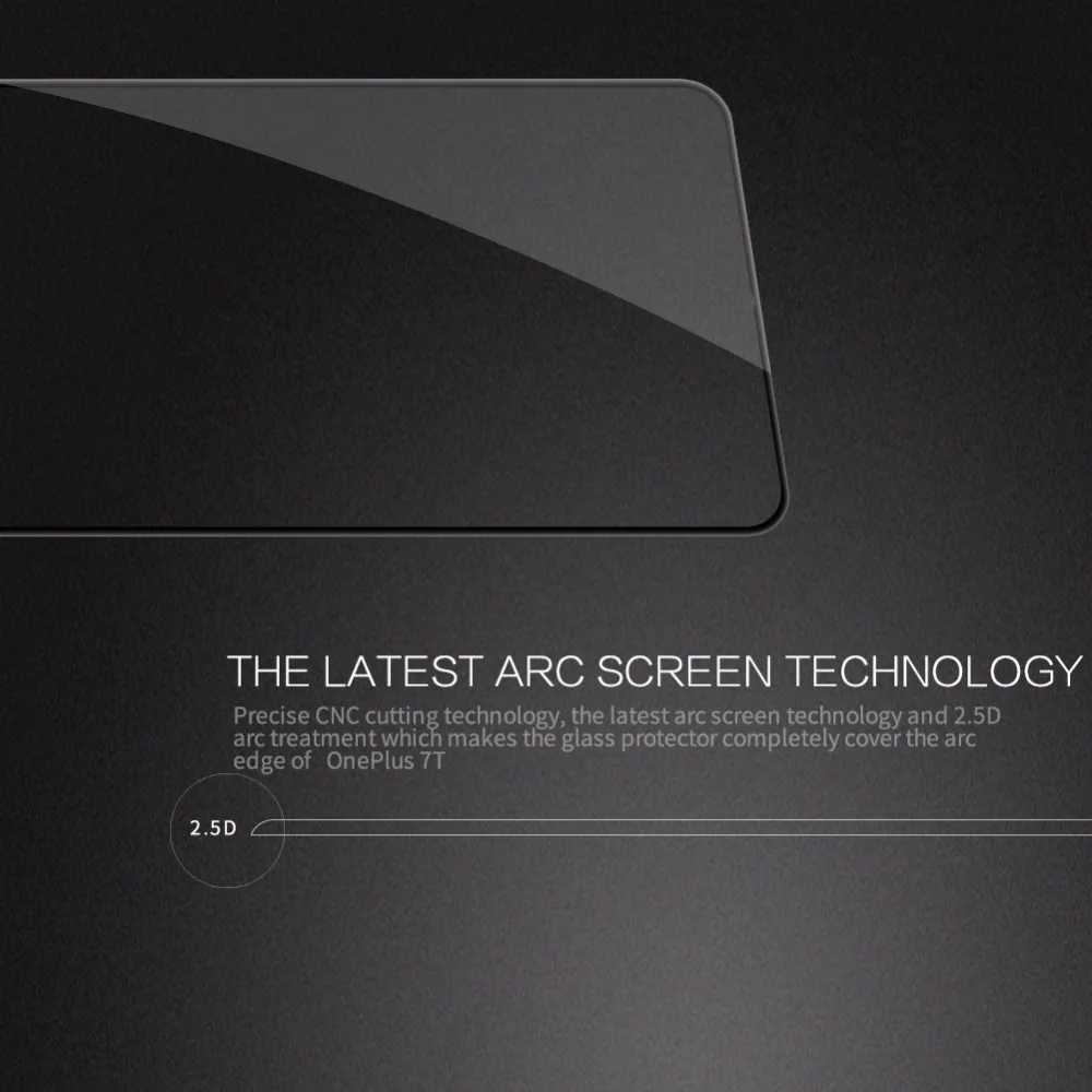 Закаленное стекло для Oneplus 7T защита экрана One plus 7T Nillkin Анти-взрыв CP+ 2.5D полное покрытие Oneplus 7T стеклянная пленка