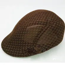 Для мужчин и бейсболкой летняя Для женщин Шапки для Для женщин козырек шапка Панама сетчатые кроссовки спортивная Повседневное дышащая плоский берет Кепки