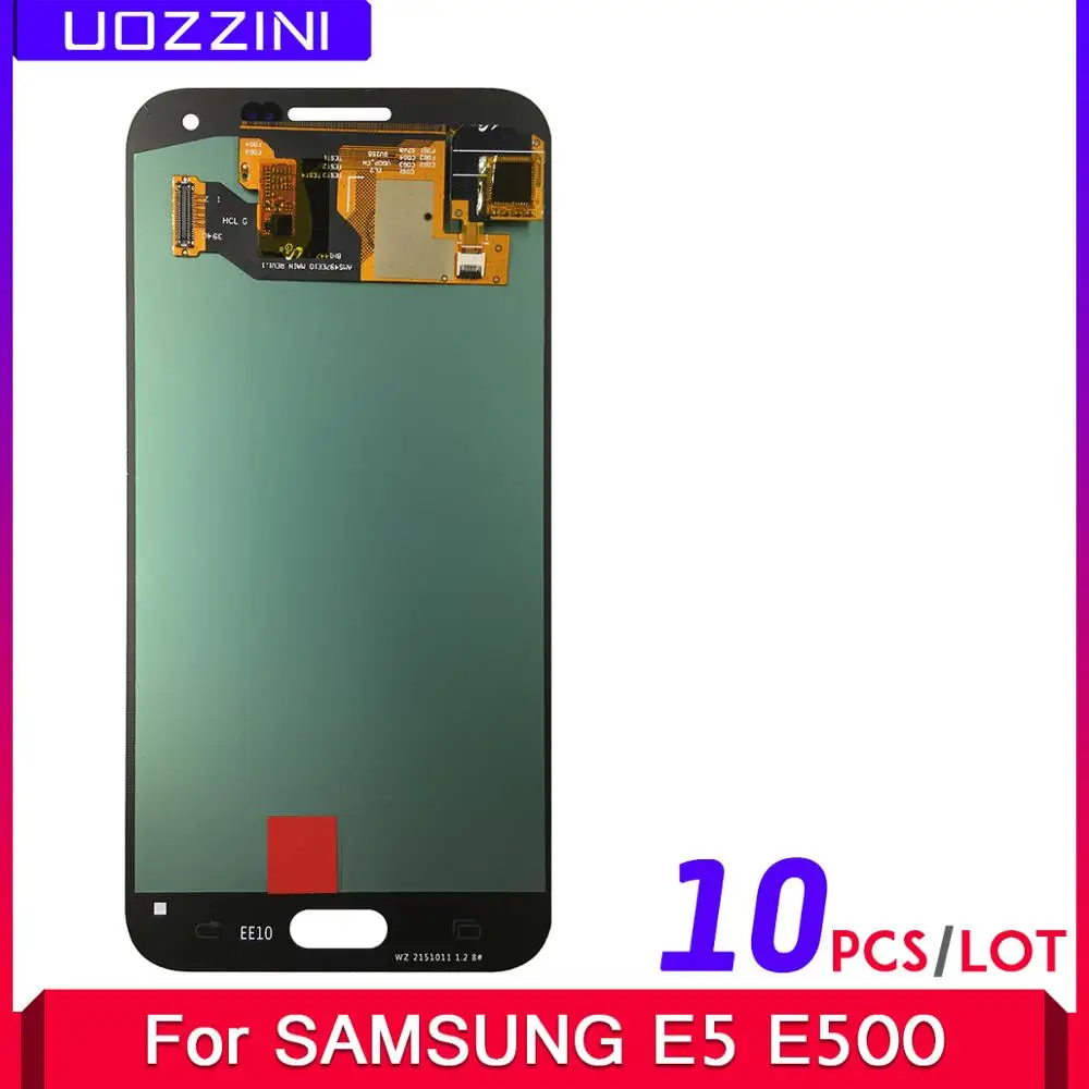 10 шт./партия Super AMOLED ЖК-дисплей для samsung Galaxy E5 E500 E500F E500H E500M ЖК-дисплей Дисплей кодирующий преобразователь сенсорного экрана в сборе