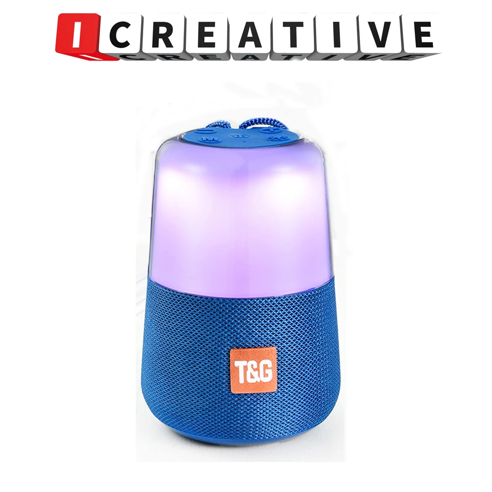 TG 168 LED дыхательный свет Bluetooth динамик портативный с веревкой мини открытый