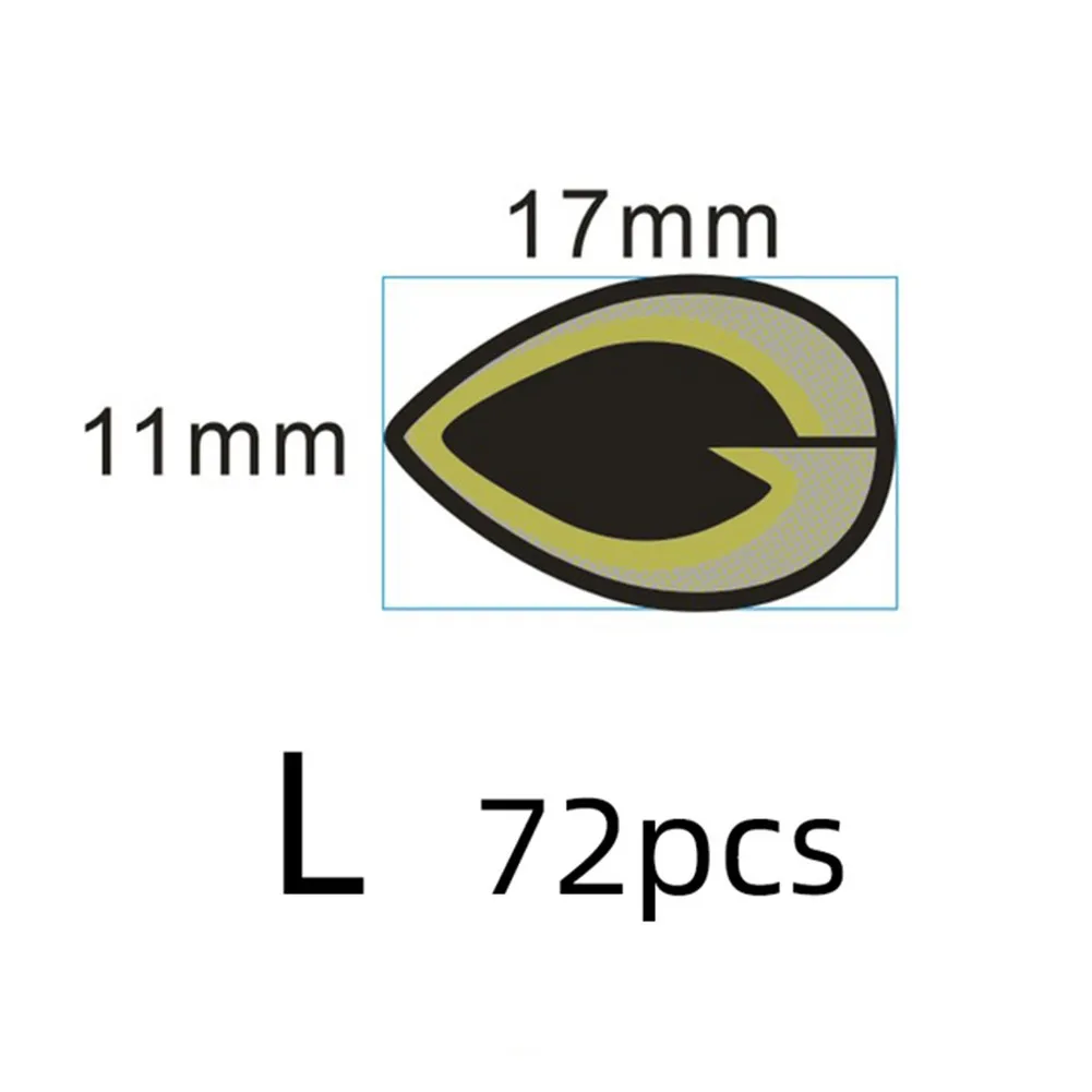 

2D Flat Fishing Lure Eyes Tape 2D 4/5/6/8mm Flat Stick-On Fishing Lure Eyes Artificial Fish DIY Eye Fishing Tackle