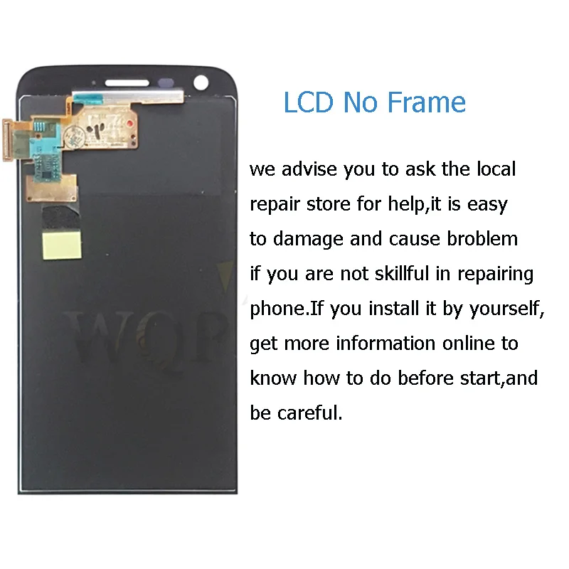 Black No Frame Дисплей для LG G5 экран H850 H840 H860 дисплей с рамкой кодирующий преобразователь сенсорного экрана в сборе для LG G5 lcd Замена 5,3'' - Цвет: Black No Frame