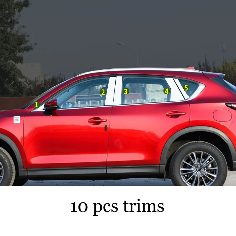 Нержавеющая сталь окна автомобиля планки для mazda CX-5 2-го поколения