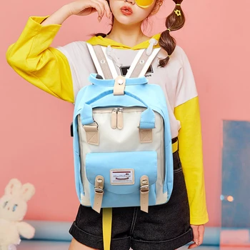 

Large Capacity Women Oxford Backpack New Fashion Anti-thief Multi Procket Backpacks Female Travel Bag Mochilas Shoulder Bags