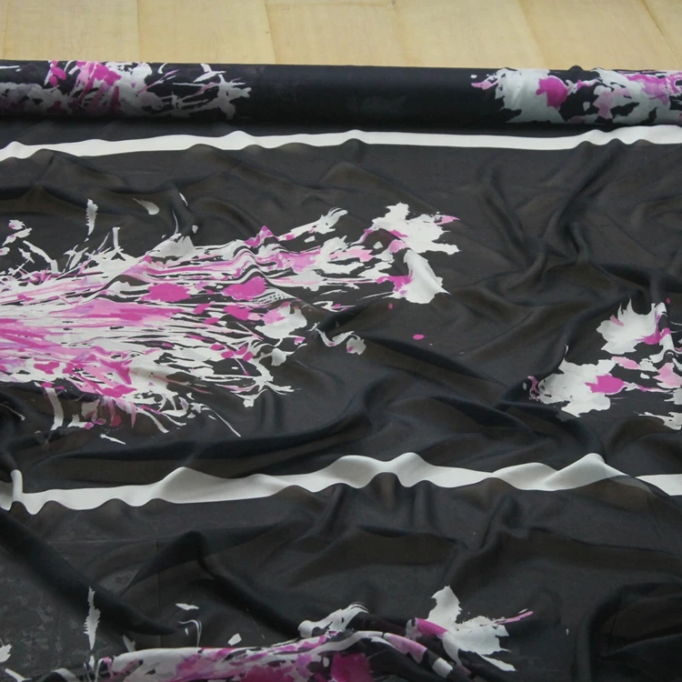 Натуральная шелковая ткань шифон, цвет: как на фотографии, ширина: 130 см, толщина: 5 мм, Длина: 285 см,#513