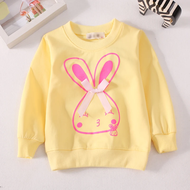 Baby Toddler Kids Girls Cotton Autumn Spring Tshirts Long Sleeve Winter Bottoming Tops Children Clothes G209