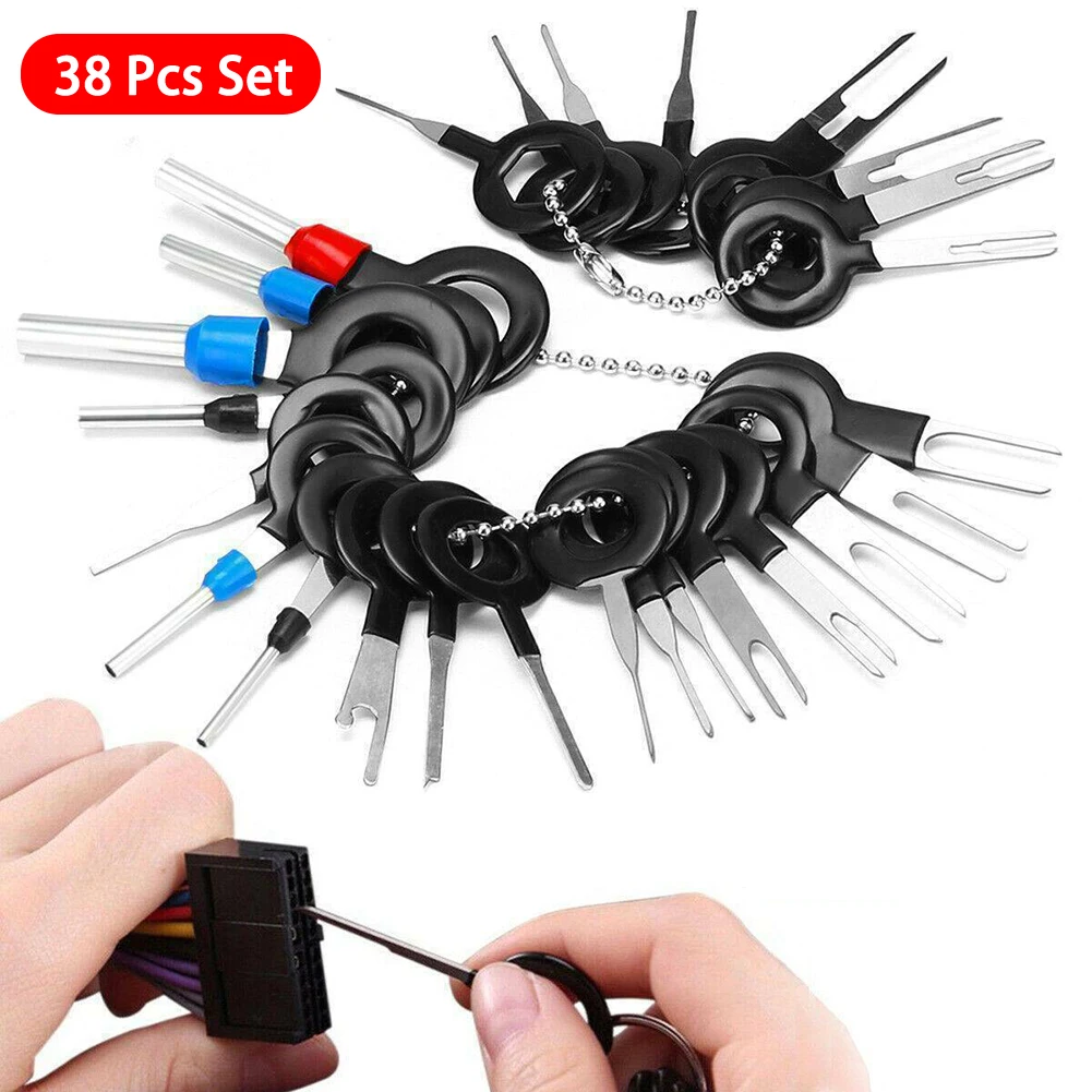 

38x Wire Terminal Removal Tool Car Electrical Wiring Crimp Connector Pin Kit Set