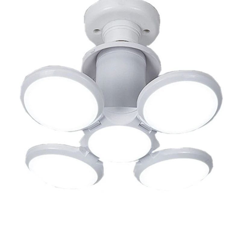 

Big deal LED Folding Football UFO Lamps Bulb Super Bright High Power5 Leaf 30W , for Bedroom Restaurant Study Room Mall