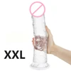 Transparent Silicone Dildo Female Masturbation Fake Penis G-spot Stimulating Orgasm Adult Toy Strong Sucker Adult Products 1