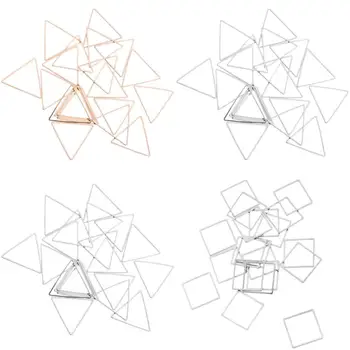 

80pc Geometric Triangle Earring Pendant Necklace Dangle Jewelry Making