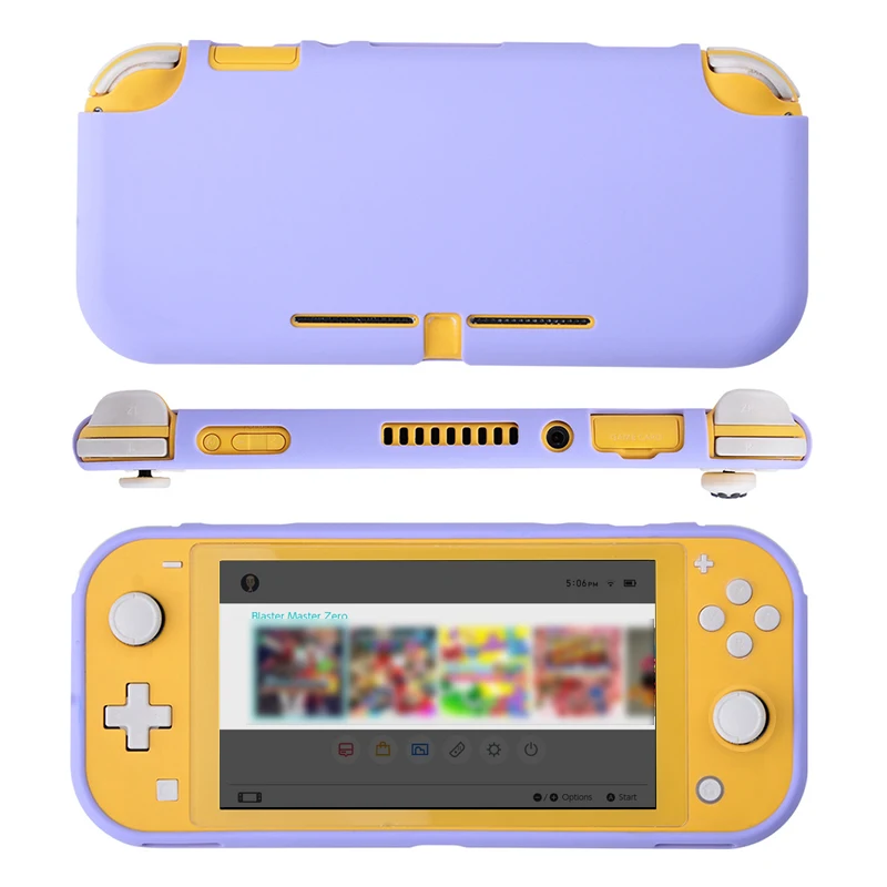 Защитный чехол для Nintendo switch lite NSL силиконовый мини прозрачный корпус ns аксессуары