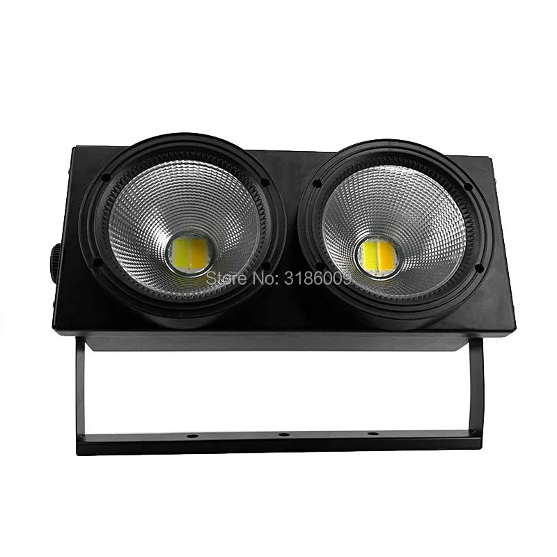 200 Вт Dj Led Cob Par Light 2 глаза белый/теплый 2 в 1 точка управления хорошее использование для D0isco сценический эффект камеры производительность ночной клуб