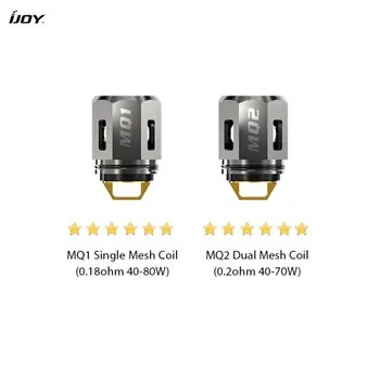 

3pcs/lot Original IJOY MYSTIQUE Kit Replacement Coils 0.18ohm MQ1 0.2ohm MQ2 Head For Electronic Cigarettes IJOY MYSTIQUE Kit