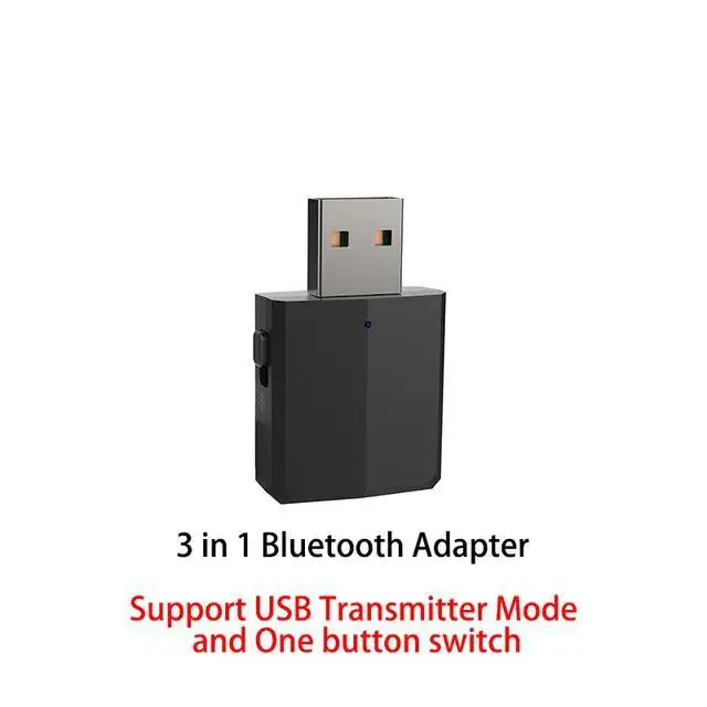 Ostart USB Bluetooth 5,0 передатчик для ТВ 3,5 мм Мини Автомобильный Bluetooth приемник AUX Стерео музыка с сменным переключателем адаптеры