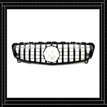 

High Quality Car Accessories ABS Material Front Auto Grille For B-enz A Class W176 2016-2018 GT Black Bumper Grill