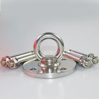 

Stainless Steel Fixing Bracket Ceiling Buckle Hanging Plate Accessories Anti-gravity Air Yoga Swing Fixed Plate F