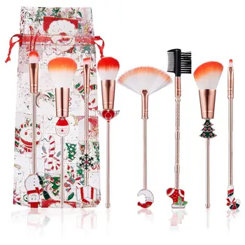 

8pcs Make Up Brushes Concealer Blush Loose Powder Brush Foundation Brush Christmas Gift Cosmetic Eyeliner Eyebrow Eyeshadow Bush
