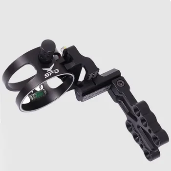 

High Quality Compound Bow Sight 5 Pin Archery Micro Adjustable Ultra Light Aluminum Alloy High Stability
