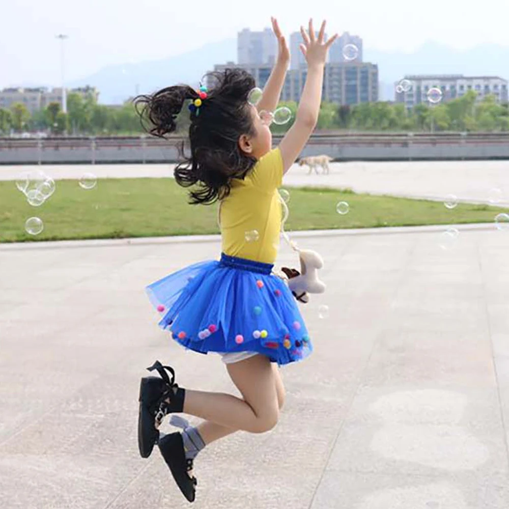 Летние модные детские танцевальные юбки балетки юбка пачка для девочек детская