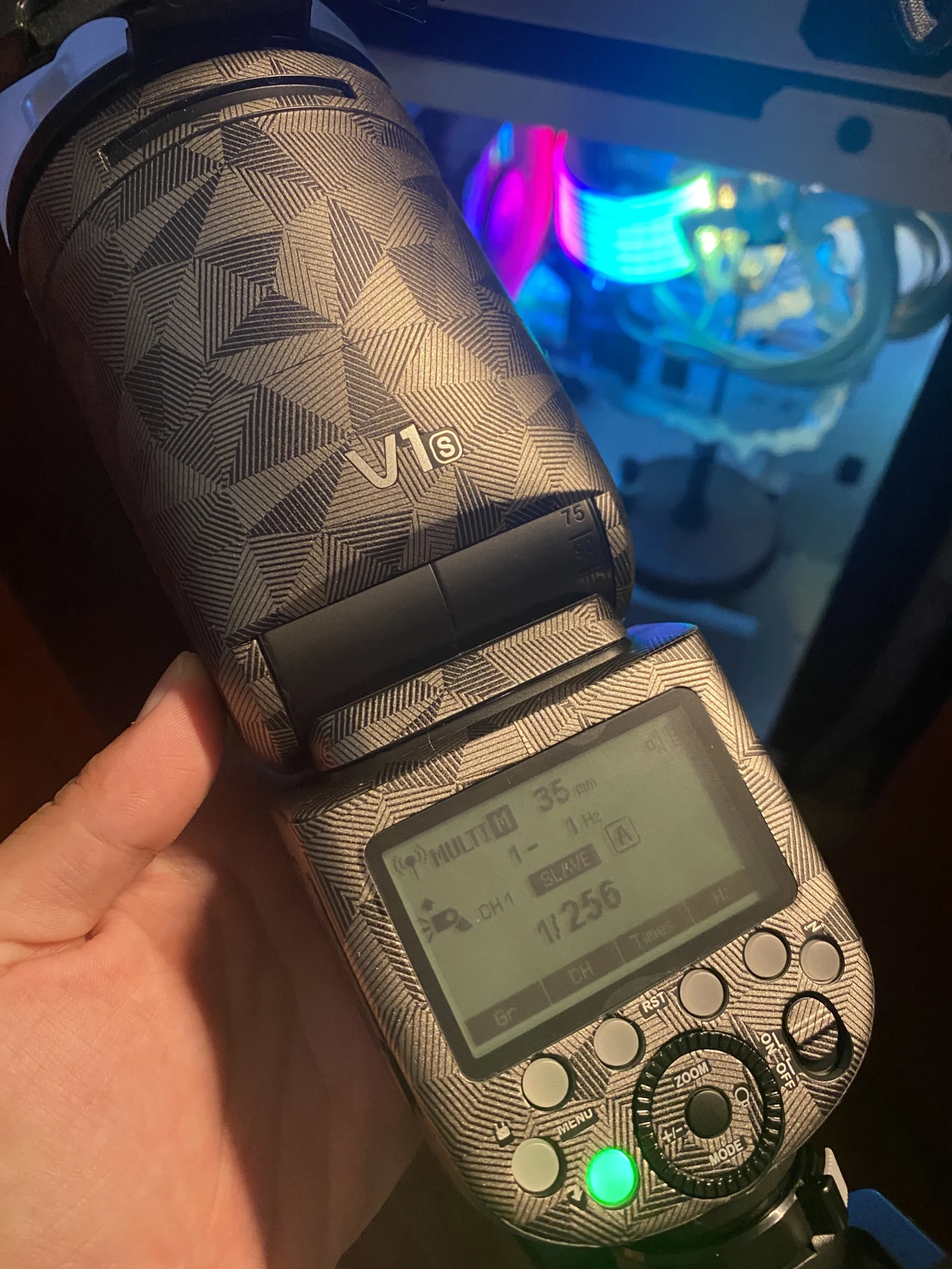 speedlite protetor envoltório capa adesivo