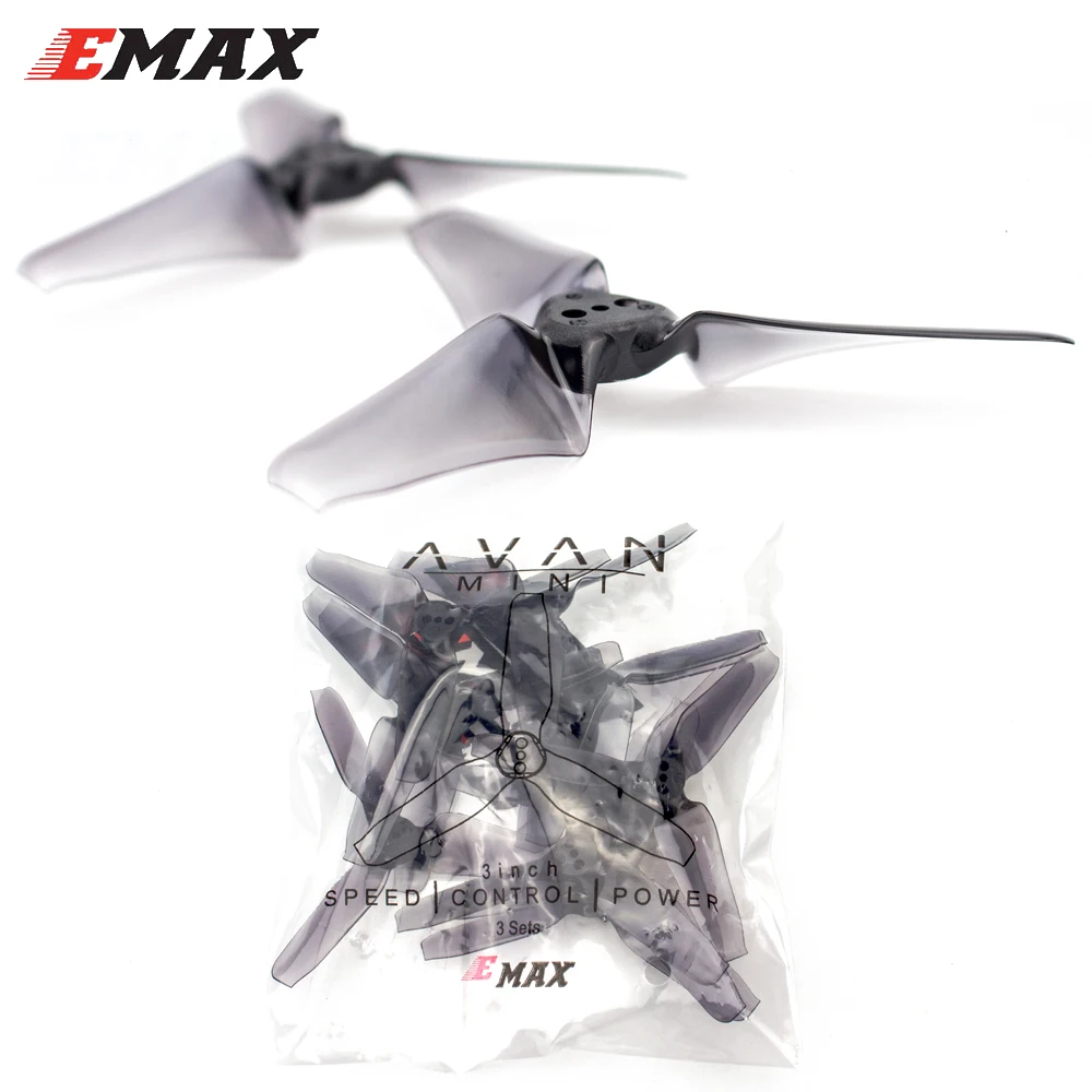 6 짝/몫 EMAX AVAN 미니 3x2.4x3MM 3 인치 3 블레이드 RC 프로펠러 Babyhawk 3 FPV 드론 Quadcopter 장난감
