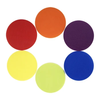 

Sitting in the Classroom's Attractions -30 Round Carpet Spots in 5 Bright Colors
