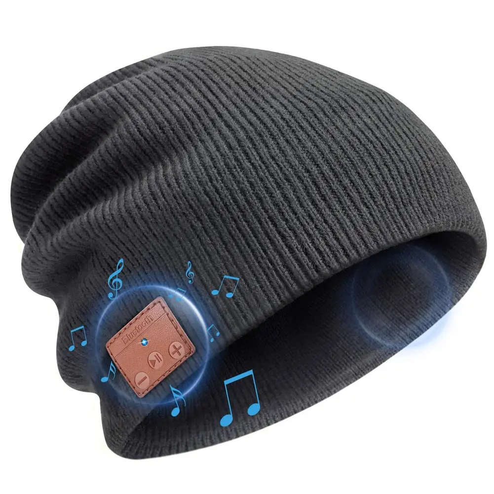 Шапка бини с Bluetooth 4,2 наушники встроенные стереодинамики Рождественский подарок H9