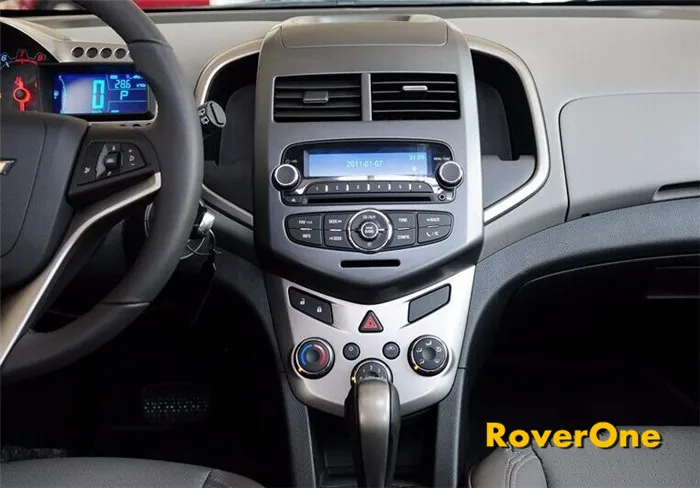 Top RoverOne For Chevrolet Aveo Sonic 2011 2012 2013 2014 2015 Android 9.0 Car Stereo DVD GPS Audio Video Player + Free HD Camera 5
