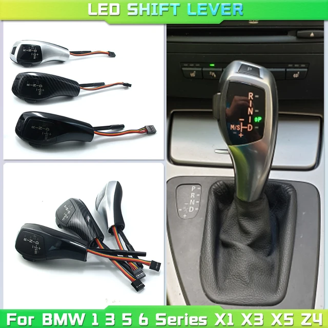 Pomo De 6 Cambios Marcha Coche Compatible Con Bmw Negro - AliExpress