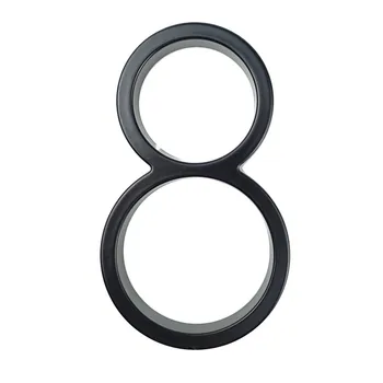 

12cm Big 3D Modern House Number Door Home Address Numbers for House Number Digital Door Outdoor Sign Plates 5 Inch. #8 Black