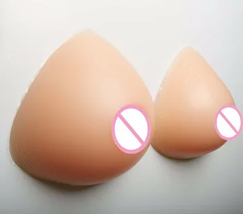 

1 Pair 800g C Cup Silicone Breasts Forms Fake Silicone Artificial Breast Boobs Tits Enlarge Pads for Crossdress or Mastectomy