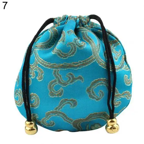7 Мешочек для хранения ювелирных изделий с вышивкой в виде облака - Цвет: 7