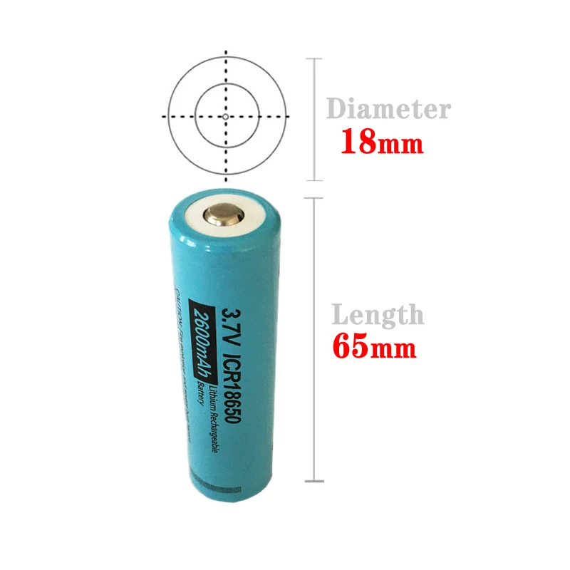 2 шт./лот PKCELL 18650 батарея 3 7 V 2600mAh литий ионная литиевая li ion ICR18650 аккумуляторы Baterias