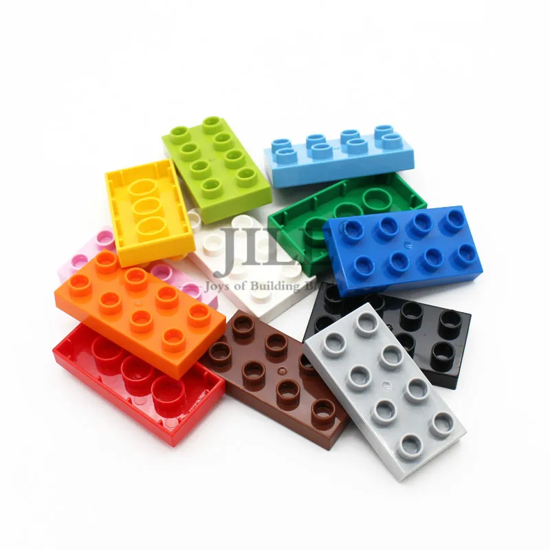 Big Size Building Blocks Brick Colorful Bulk Large Particles Set DIY Educational Compatible with Assembles Kids Toys Gifts 15